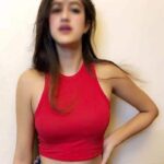 escort in katraj in red top posing